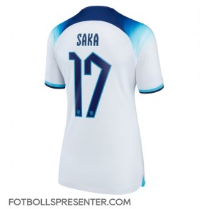 England Bukayo Saka #17 Hemma Matchtröja Dam VM 2022 Kortärmad